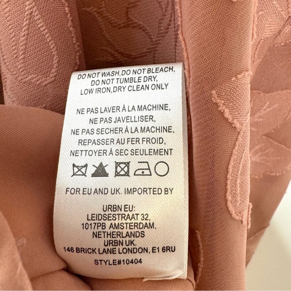 Anthropologie Hutch Lindy Dress in Sedona Textured Floral Draped Bodice Formal 4 - Picture 12 of 15